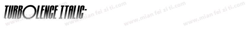Turb0lence Italic字体转换